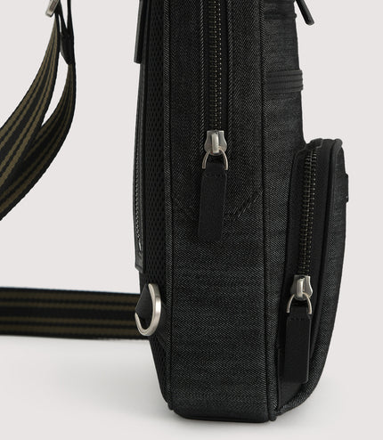 Sustainable Denim Sling Pouch