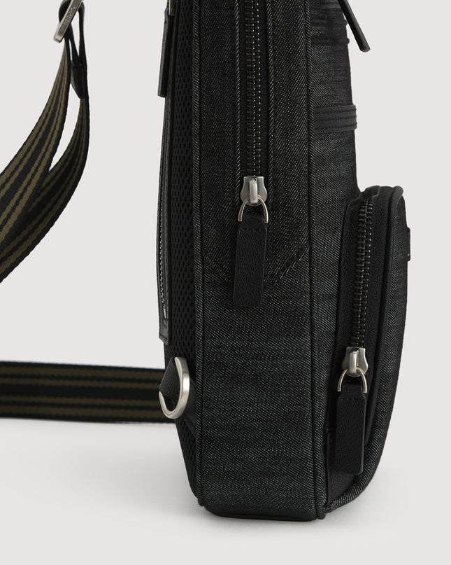 Sustainable Denim Sling Pouch