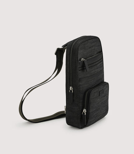 Sustainable Denim Sling Pouch