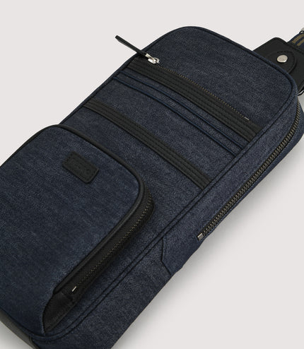Sustainable Denim Sling Pouch