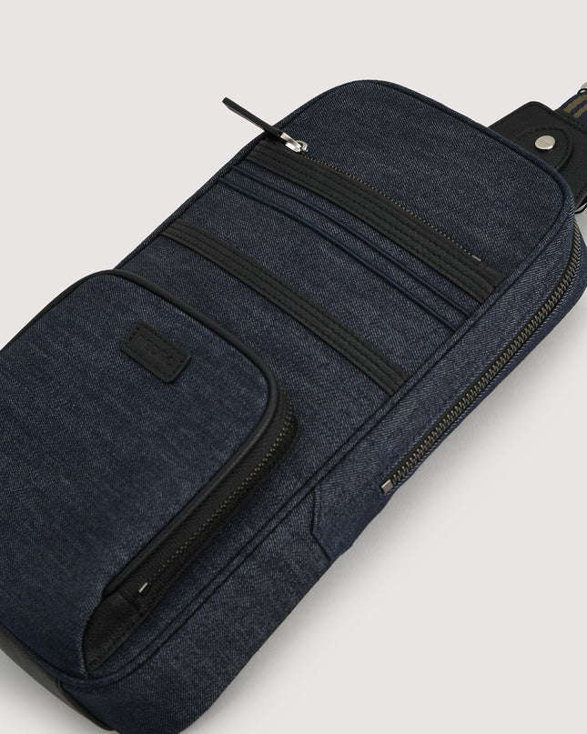 Sustainable Denim Sling Pouch
