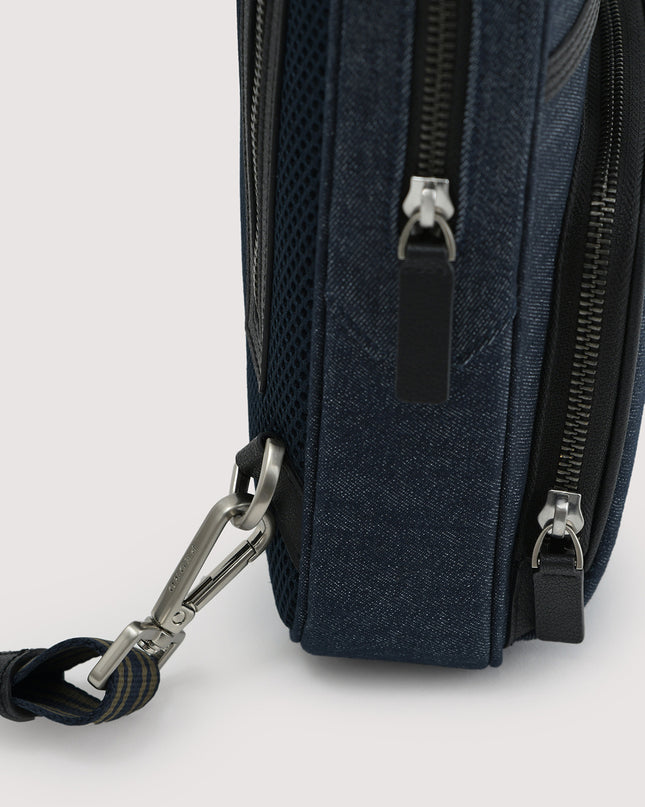 Sustainable Denim Sling Pouch