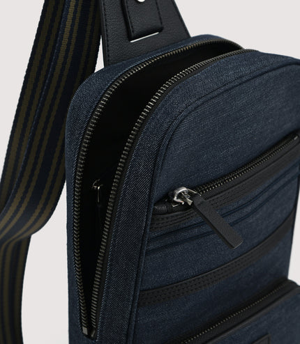 Sustainable Denim Sling Pouch