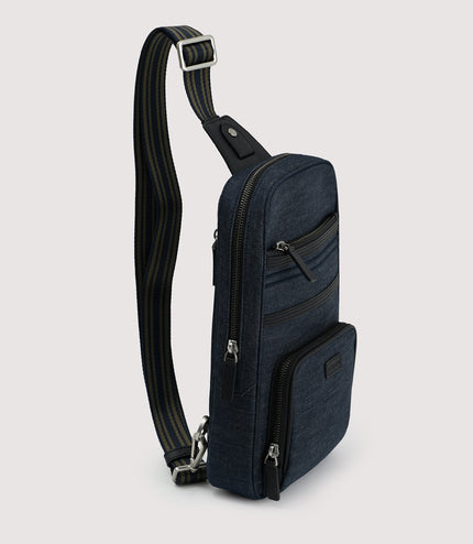 Sustainable Denim Sling Pouch