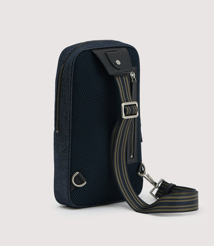 Sustainable Denim Sling Pouch