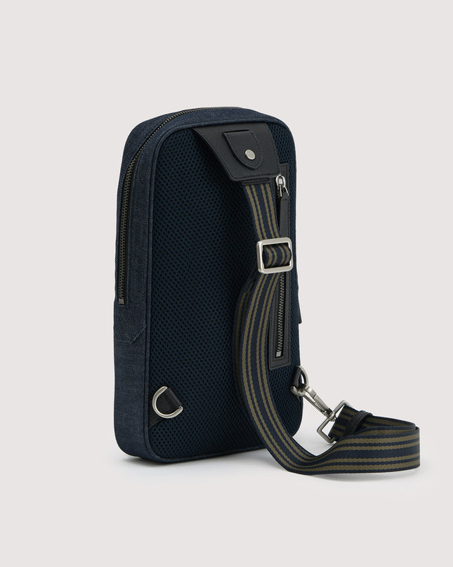 Sustainable Denim Sling Pouch