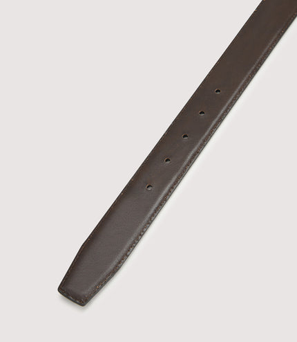Leather Reversible Pin Belt