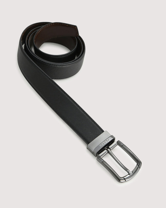 Leather Reversible Pin Belt