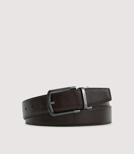 Leather Reversible Pin Belt