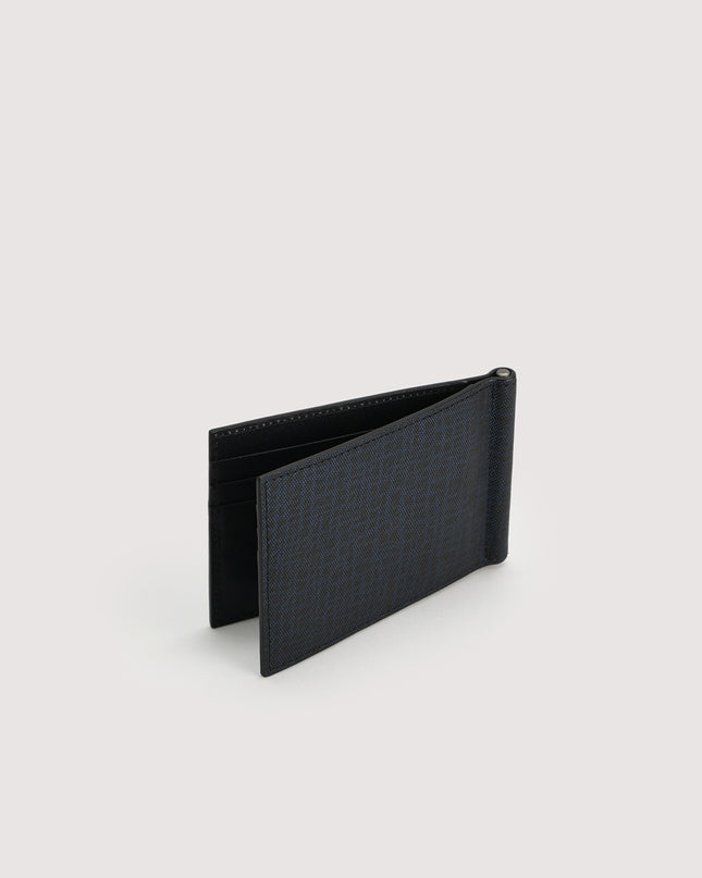 Leather Bi-Fold Cardholder with Money Clip