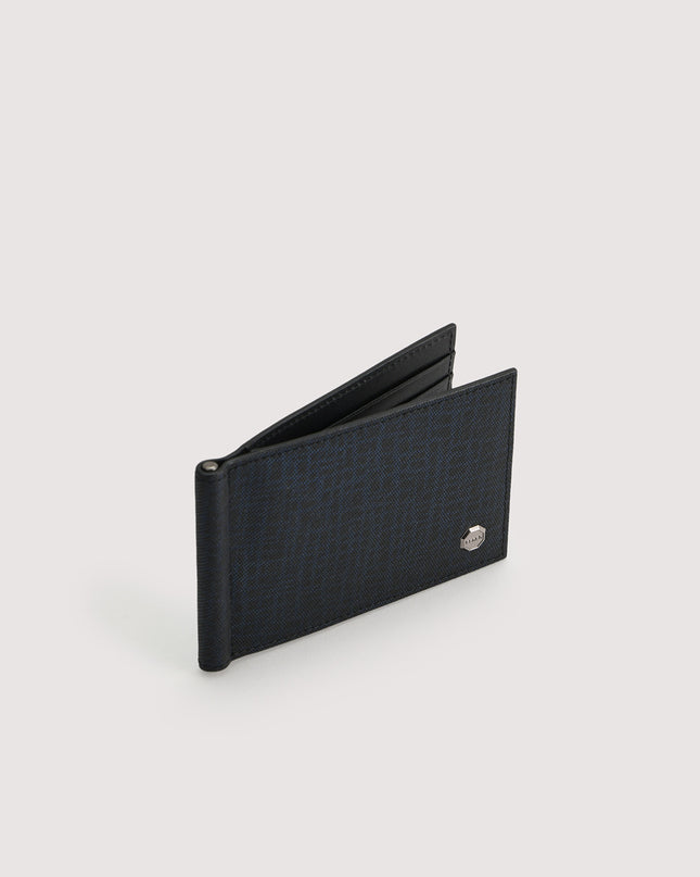 Leather Bi-Fold Cardholder with Money Clip