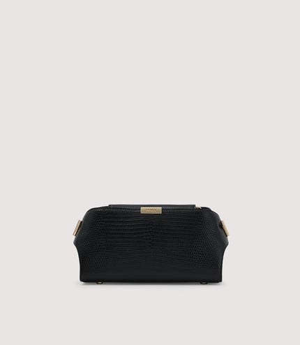 Embossed Leather Clutch