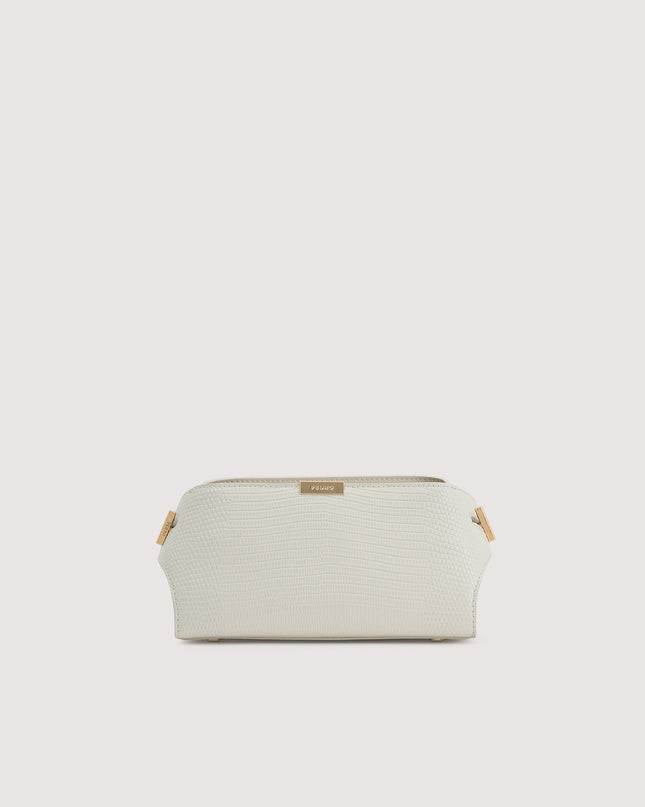 Embossed Leather Clutch