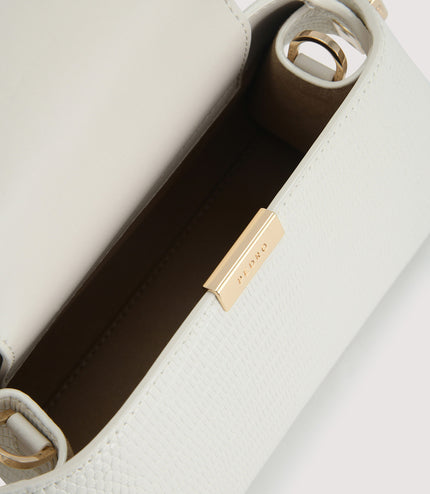 Embossed Leather Clutch