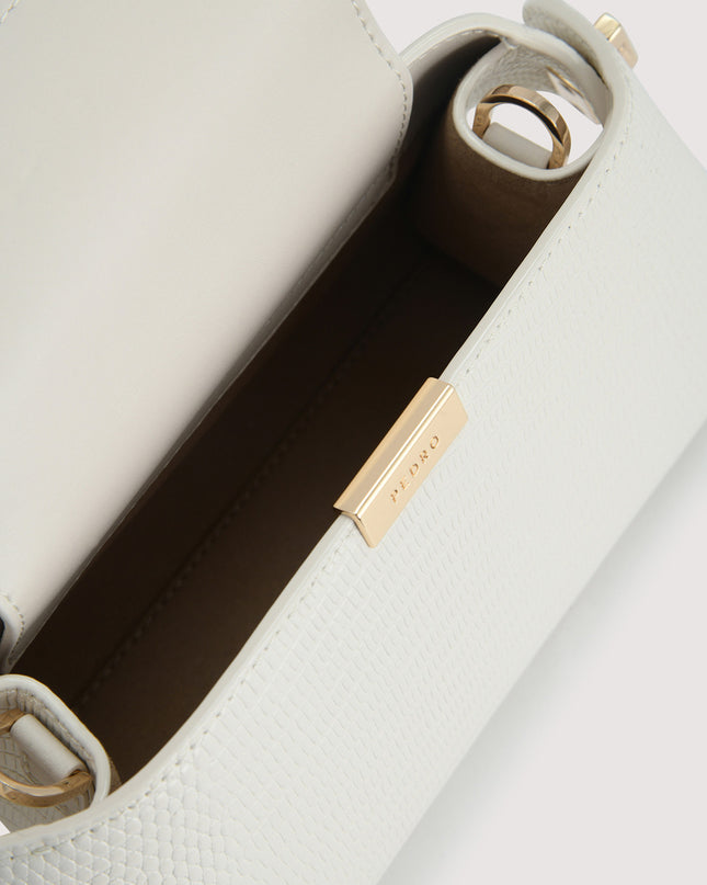 Embossed Leather Clutch