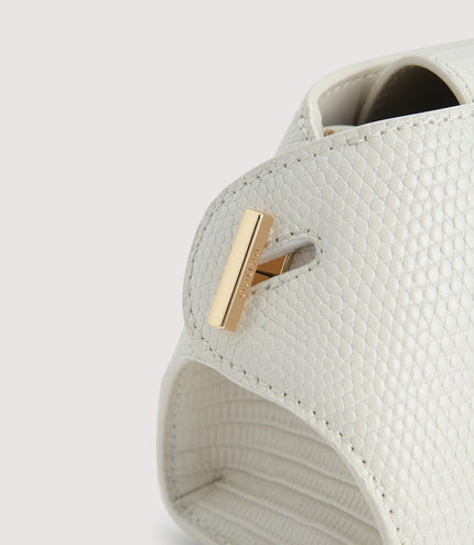 Embossed Leather Clutch