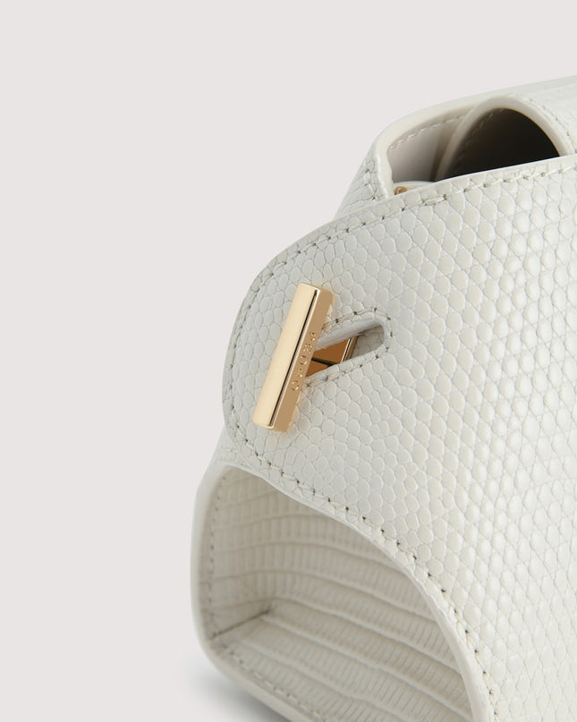 Embossed Leather Clutch