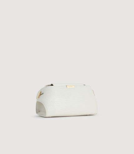 Embossed Leather Clutch