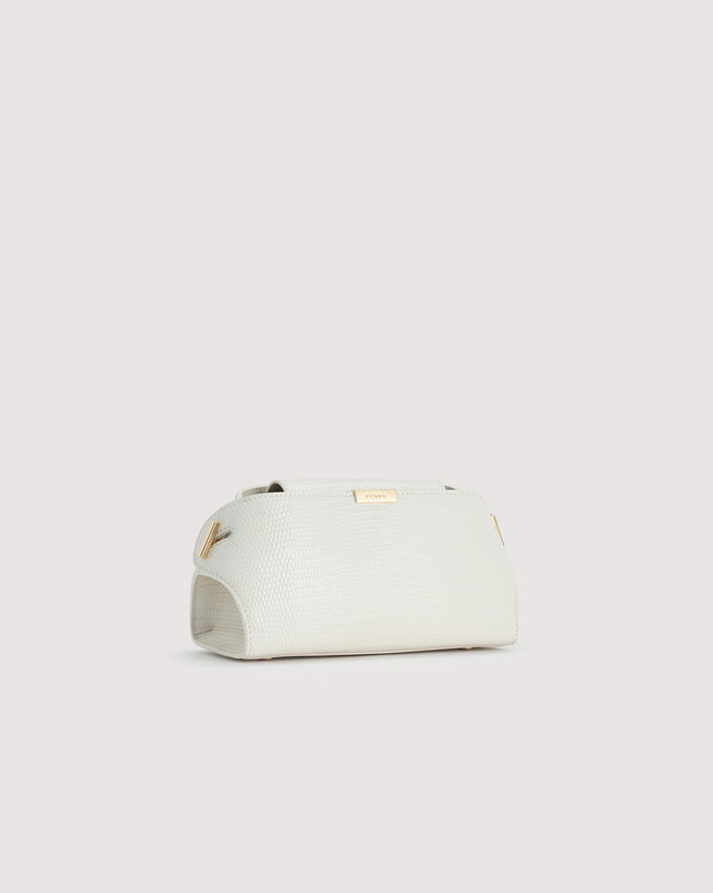 Embossed Leather Clutch