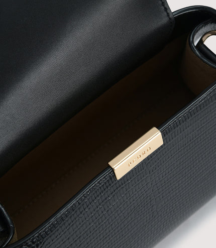 Embossed Leather Clutch