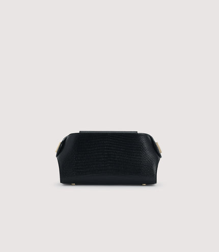 Embossed Leather Clutch