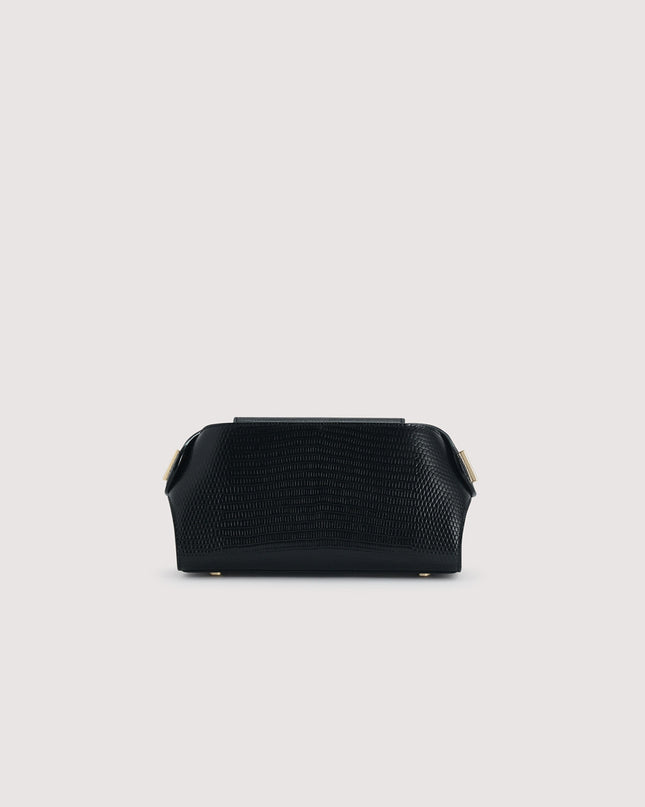 Embossed Leather Clutch