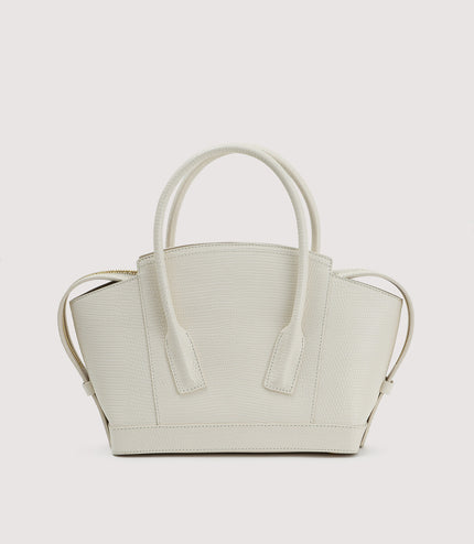 Embossed Leather Top Handle bag