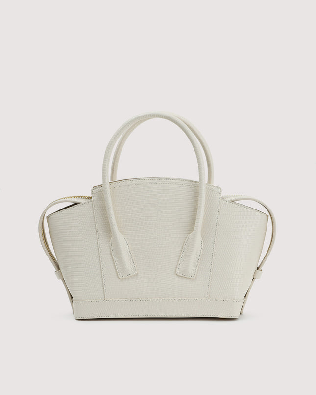 Embossed Leather Top Handle bag