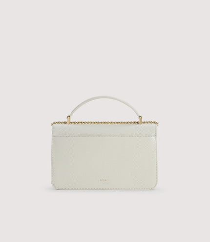 Embossed Leather Shoulder Bag