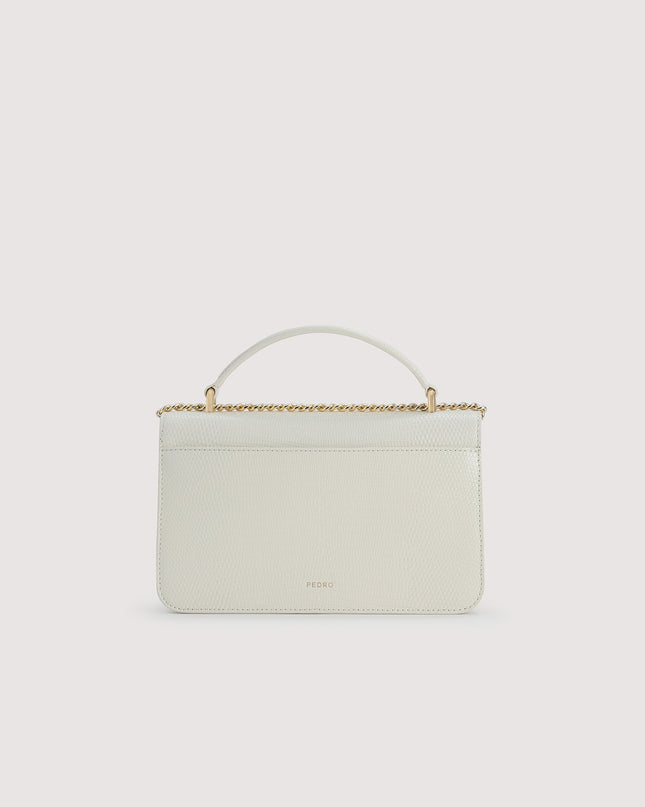 Embossed Leather Shoulder Bag