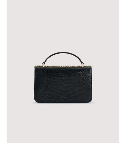 Embossed Leather Shoulder Bag