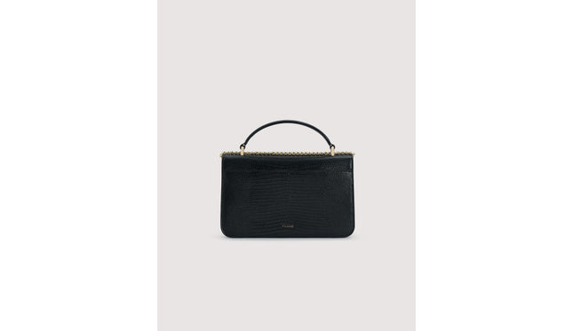 Embossed Leather Shoulder Bag