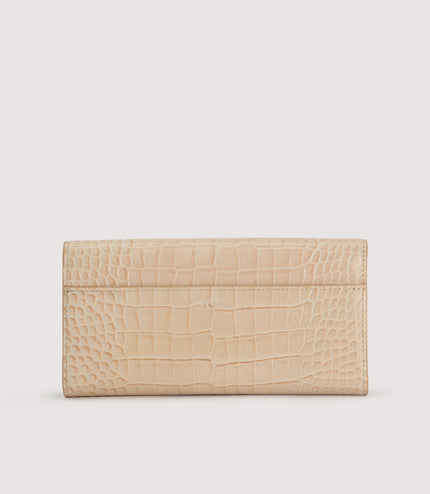 Embossed Leather Wallet On Chain