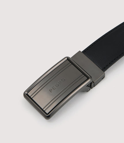 Reversible Tang Leather Belt