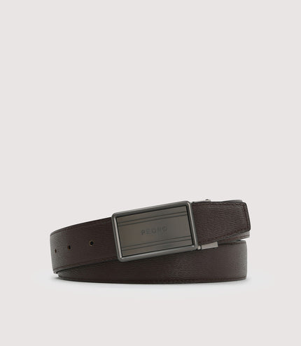 Reversible Tang Leather Belt