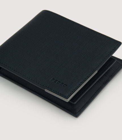Leather Bi-Fold with Flip