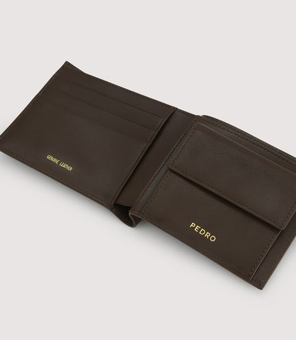 Leather Bi-Fold with Coin Pouch
