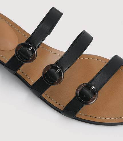 Buckled Strapped Sandals