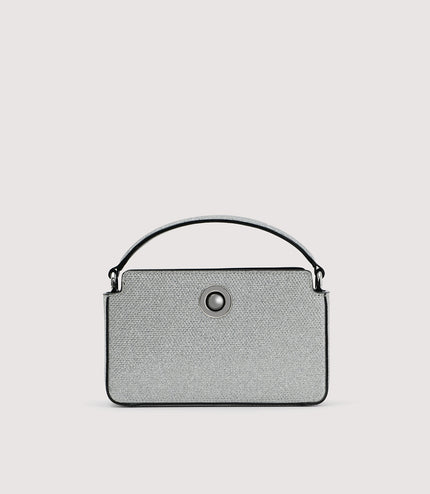 Rope-Trimmed Bowling Bag