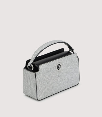 Rope-Trimmed Bowling Bag