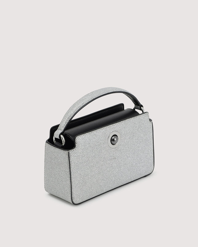 Rope-Trimmed Bowling Bag