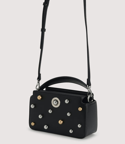 Bowling Bag with Pearl Embellishments
