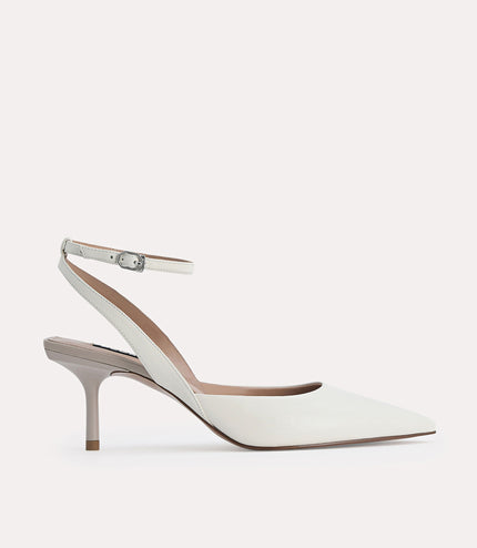 Leather Pointed Toe Pumps