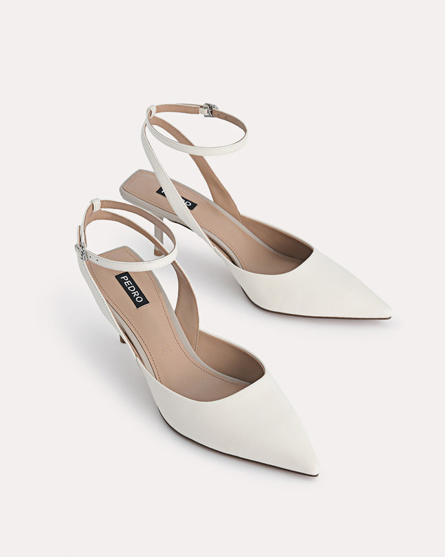 Leather Pointed Toe Pumps