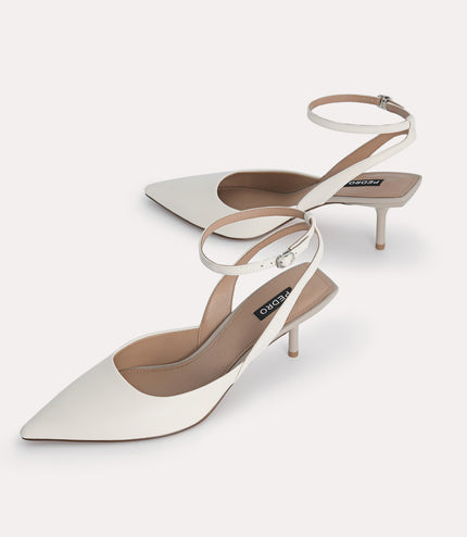 Leather Pointed Toe Pumps