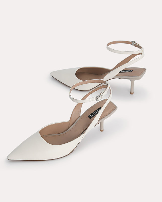 Leather Pointed Toe Pumps