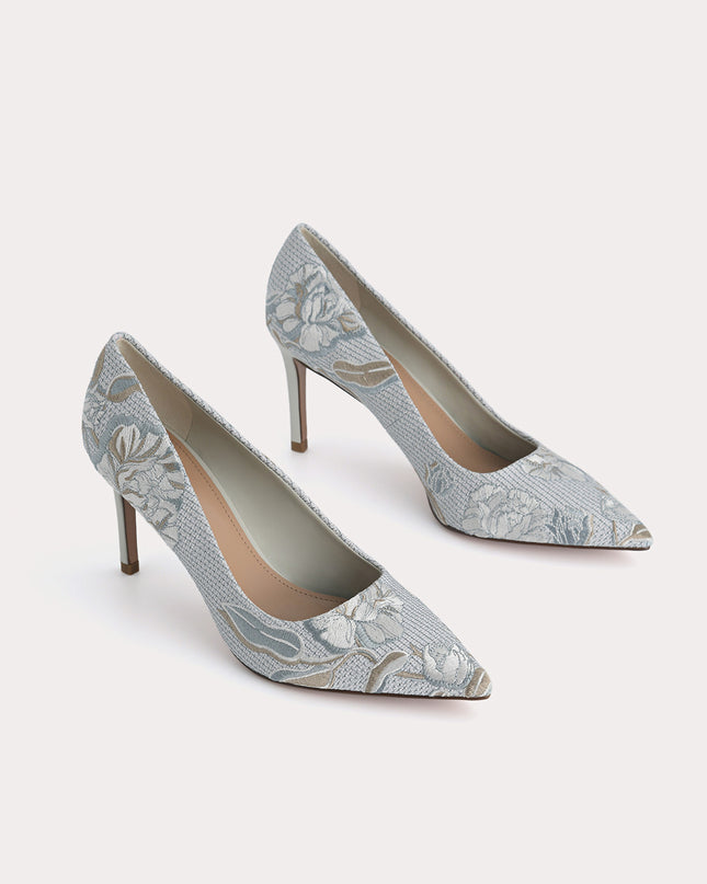 Floral Bouquet Pointed Pumps