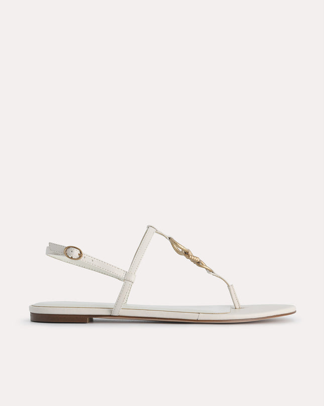 Strappy Sandals with Gold Links