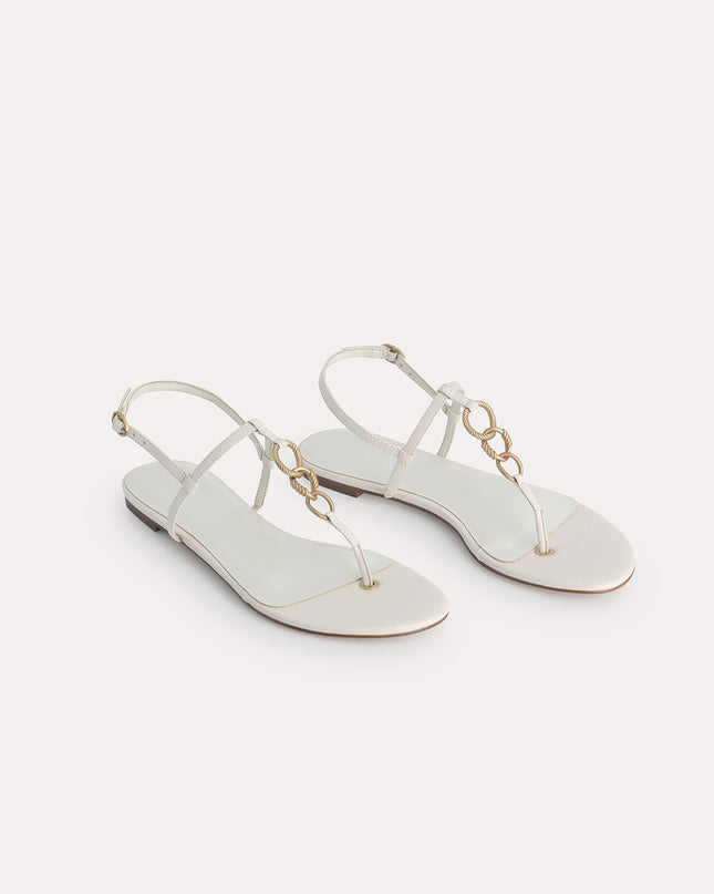 Strappy Sandals with Gold Links