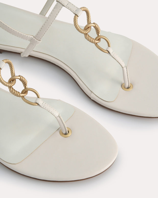 Strappy Sandals with Gold Links